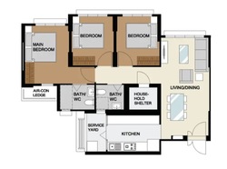 Blk 478C Valley Spring @ Yishun (Yishun), HDB 4 Rooms #555745641